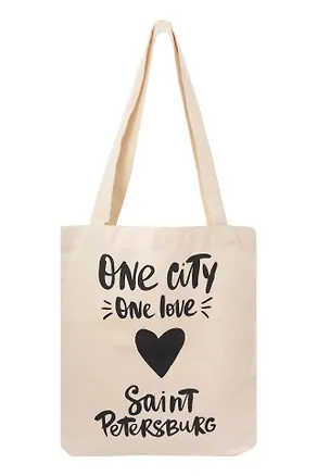 Сумка текстильная, One city/One love  58*35см 329632