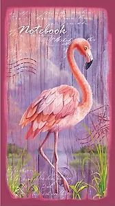 Записная книжка, Феникс+,  А6 недат. "Ноутбук. Розовый фламинго" 192стр. твердая обложка