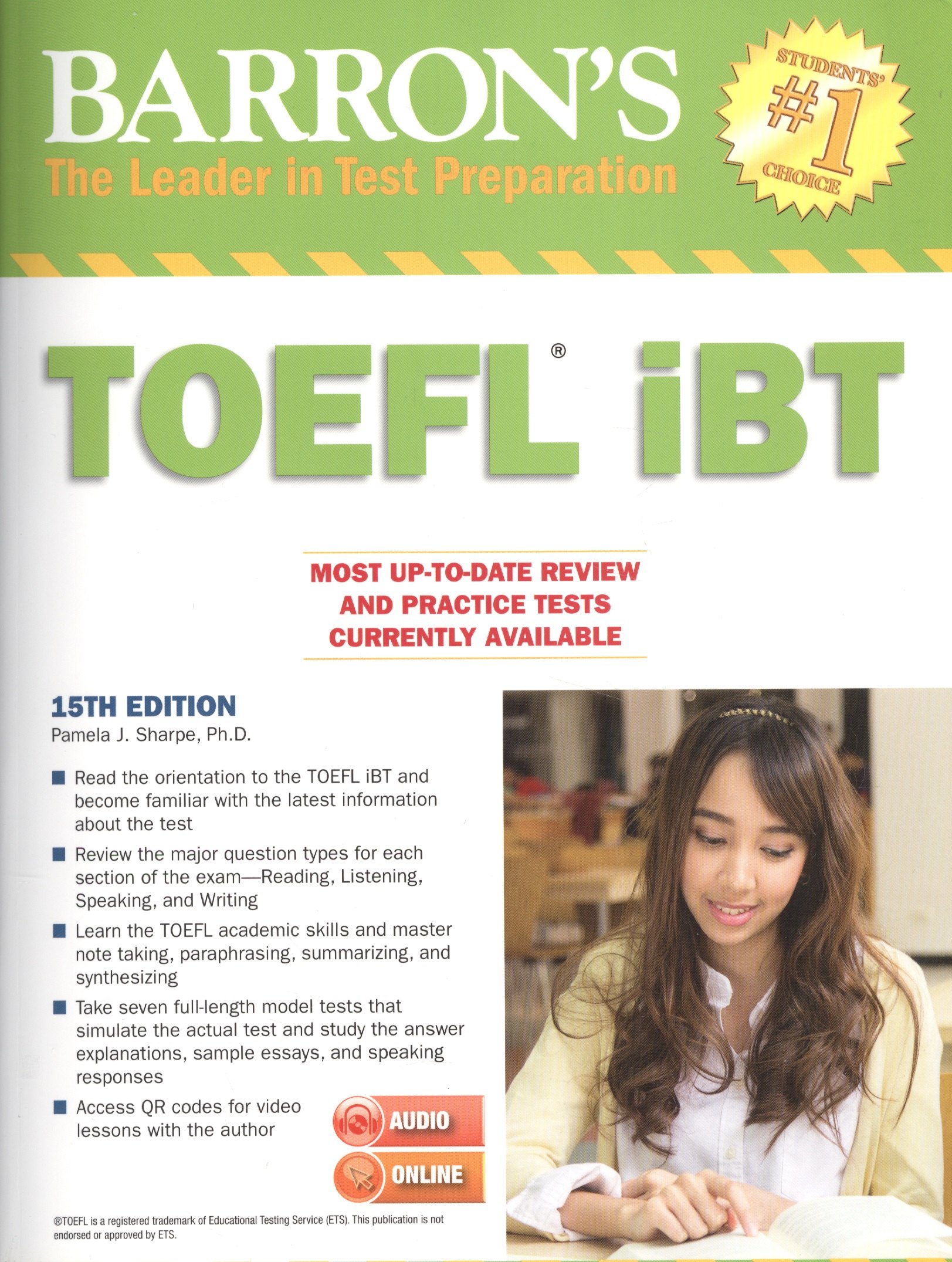 

Barron`s Toefl iBT (15 изд.) (+2MP3 ч.1,2) (audio, online) (м) (Barron`s Educational) Sharpe