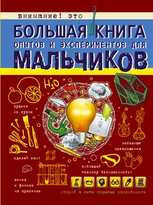 Большая книга опытов и экспериментов для мальчиков — 2546451 — 1