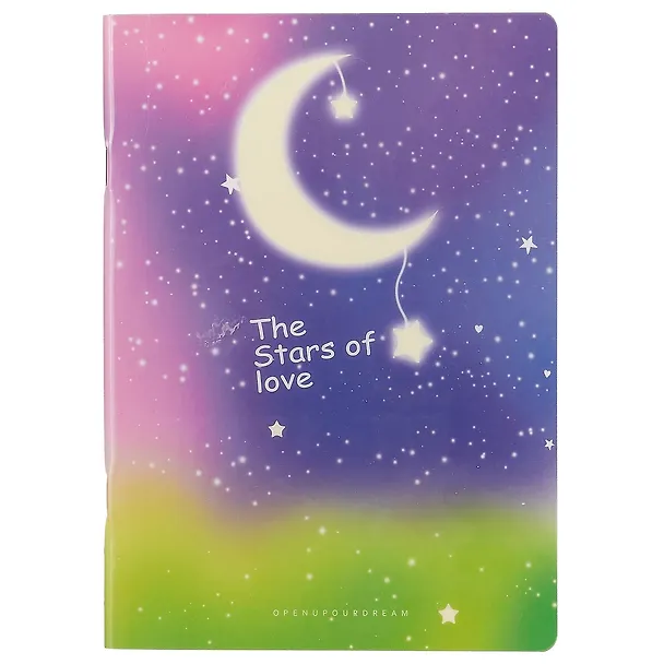 Тетрадь общая «The stars of love», 40 листов в клетку, А5 - AnAn 241954 — 1