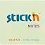 Блок для записей Stick`n Neon notes, светло-зелёный, 7.6 х 7.6 см — 215194 — 2
