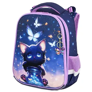 Ранец "Night catcher" 2 отделения, 38*29*16 см, брелок