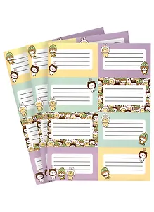 Наклейки для тетрадей 24 штуки "Kawaii. Зверюшки"