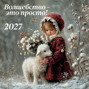 Волшебство - это просто! Календарь настенный на 2027 год (300х300)