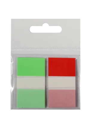 Закладки самоклеящиеся 45*25мм 2цв*25л 238917