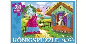 Мега-Пазл Konigspuzzle 24эл.Заюшкина Избушка-1 Пк24-5878 — 341811 — 1