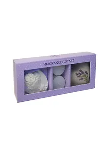 Набор ароматический гипсовая подвеска свечи и саше лаванда (33297) (21,3х8,5х4,4)