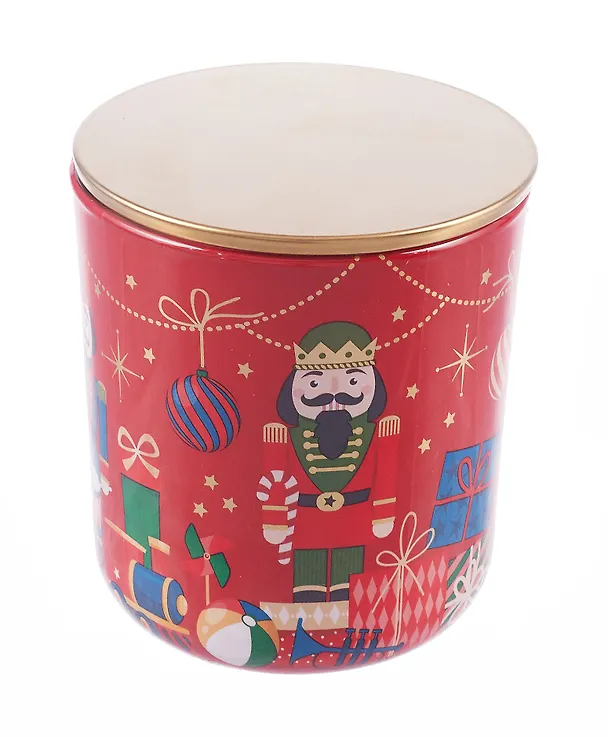Ароматизированная свеча в стакане Щелкунчик с крышкой  (Magical Gift with lid) (150г) 3131399 — 2