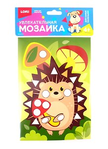 Набор для творчества LORI Увлекательная мозайка (набор малый) Ёжик