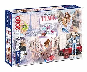 Пазл Hatber Premium 2000 эл. "Happy time", 98х68 мм