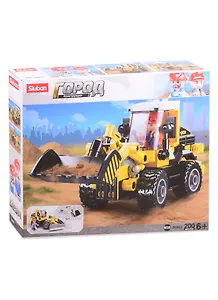 Конструктор серии Город, Погрузчик, 200 деталей, кор.