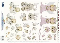 Аппликация бумажная вырубная серии "Морхедс" (G82148) Ангелок 2261016