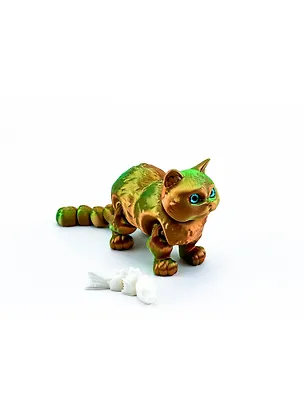 Фигурка 3D Кот Морис (пластик) (14х5) (1356) 3102562