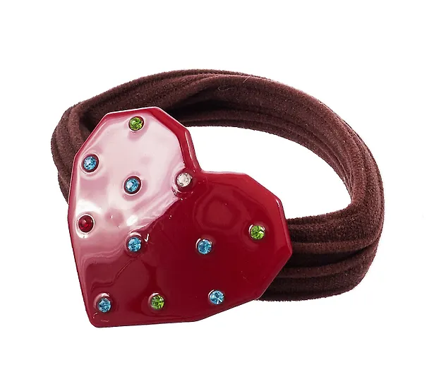 Резиночка Сердце красное (пластик) (9см) (12-Aidou-4) (Lafilaf) 3136728 — 5