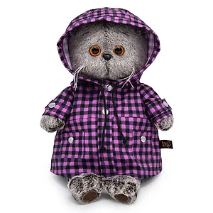 Мягкая игрушка Басик в клетчатом плаще (Ks19-261)