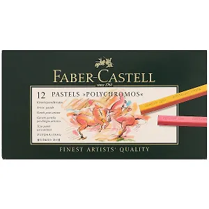 Пастель «Polychromos», Faber-Castell, 12 цветов