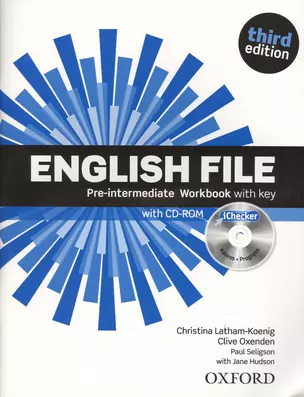 English File PRE-INT 3E WB W/K + ICHECKER pack — 2693786 — 1