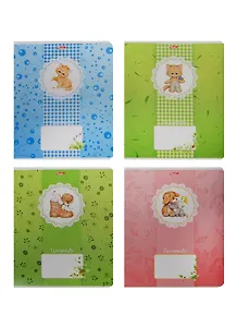 Тетрадь в клетку Hatber, "Милые пушистики", 12 листов, в ассортименте