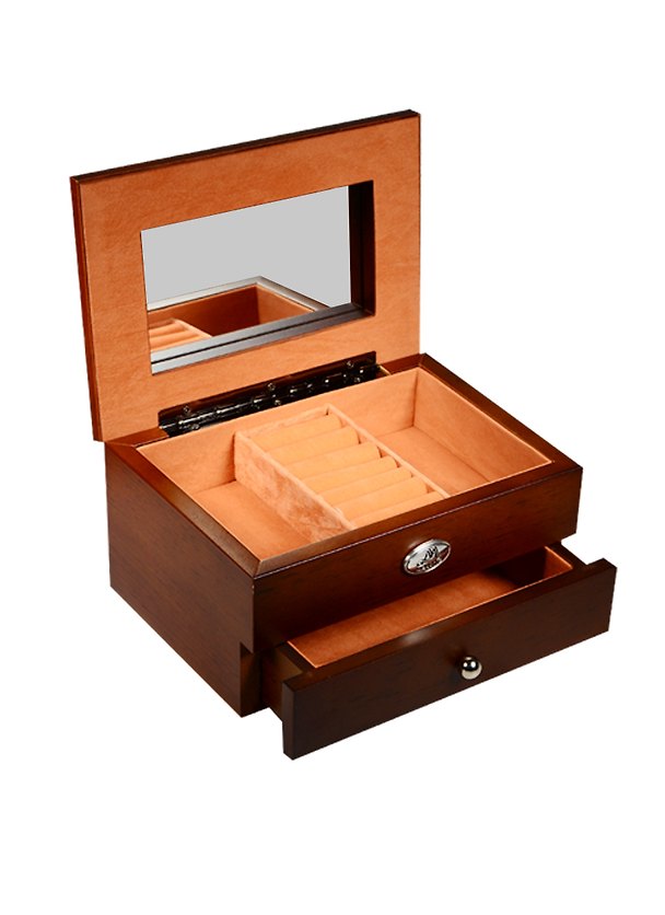 Шкатулка ювелирная MORETTO 2-ярусная (18х13х10см) (39729) 2511650 — 1