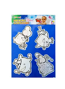 Набор Наклейки для ванной HOBBY (4шт) (481031) (185-0412) (упаковка)