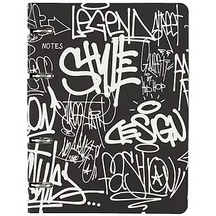 Тетрадь на кольцах в клетку Listoff, "Limited. No. 3", 120 листов 258876