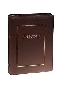 Библия (077zti) (кожа) (зол. срез. с индексами) (на молнии) (вишн.) (1193) (ПИ)