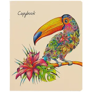 Тетрадь в клетку Феникс+, "Цветочные фантазии", 48 листов, в ассортименте