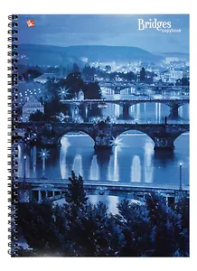 Тетрадь в клетку Listoff, "Городской стиль. Мосты", А4, 60 листов
