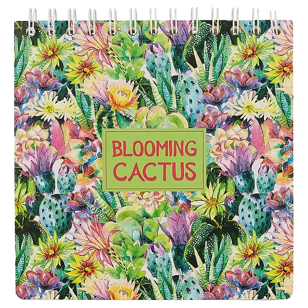 Скетчбук «Blooming cactus», 17.3 х 17.3 см, 100 листов 247091 — 1