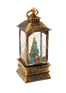 Новогодний LED Фонарь с эффектом снегопада (20х8) (12-06631-N43)