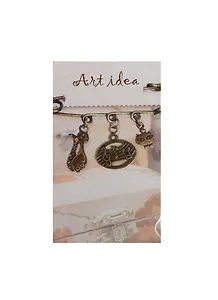 Кулон Ноты (QA-5439) (2см) (1шт) (упаковка)