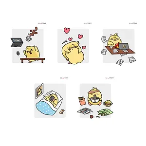 Тетрадь 96 листов, клетка, "Цып Цыпыч"