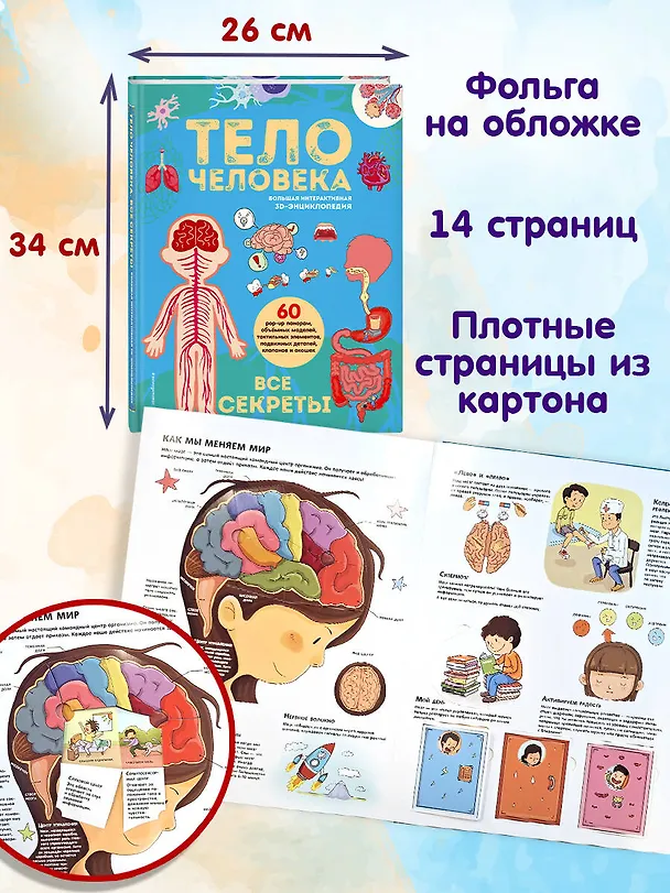 Книга Тело человека. Все секреты. Большая интерактивная 3D-энциклопедия () — 10