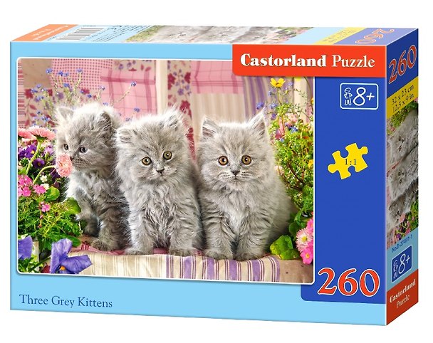 Пазл Серые котята MIDI Castorland 260 элементов 2796205 — 1
