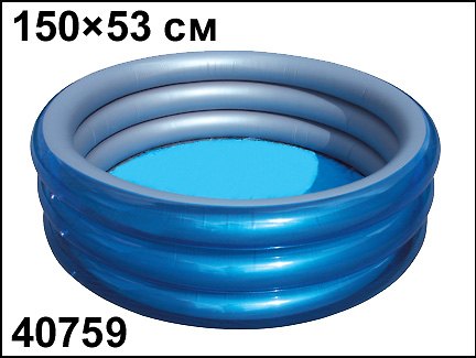 Бассейн Металлик 3 кольца (150/53см) (51041/B) (40759) 2314617 — 1