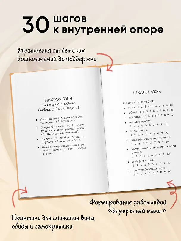 Книга Дневник для проработки отношений с мамой. 30 шагов к бережным границам, ясности и внутренней свободе () — 7