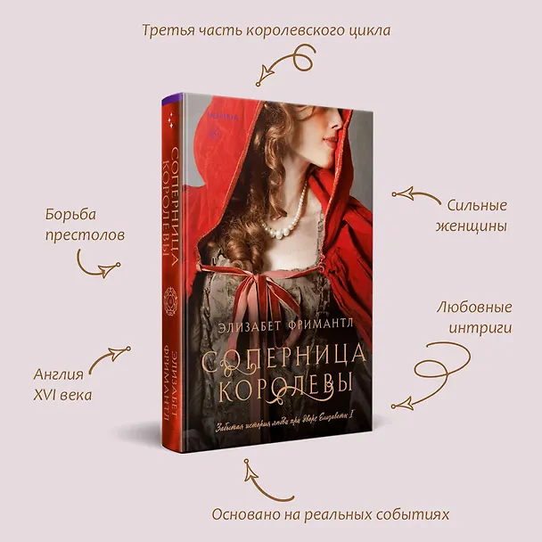 Книга Соперница королевы (Элизабет Фримантл) — 6