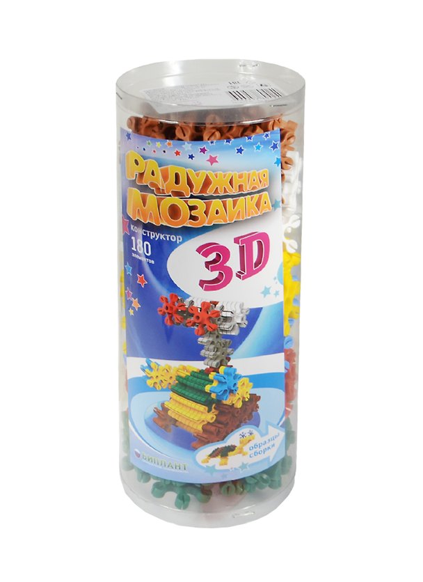 Конструктор «Радужная мозаика 3D №1», Биплант 2495307 — 1