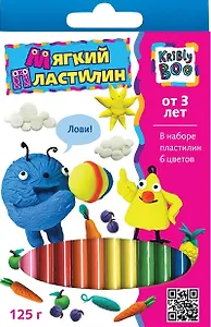 Мягкий пластилин (46648) (6 цветов) (125гр)