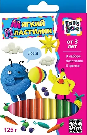 Мягкий пластилин (46648) (6 цветов) (125гр) 2346836
