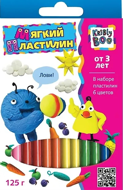 Мягкий пластилин (46648) (6 цветов) (125гр) 2346836 — 1