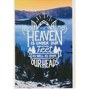 Блокнот А6 48л кл. "Природа (слова)" скрепка, ВД лак, ассорти