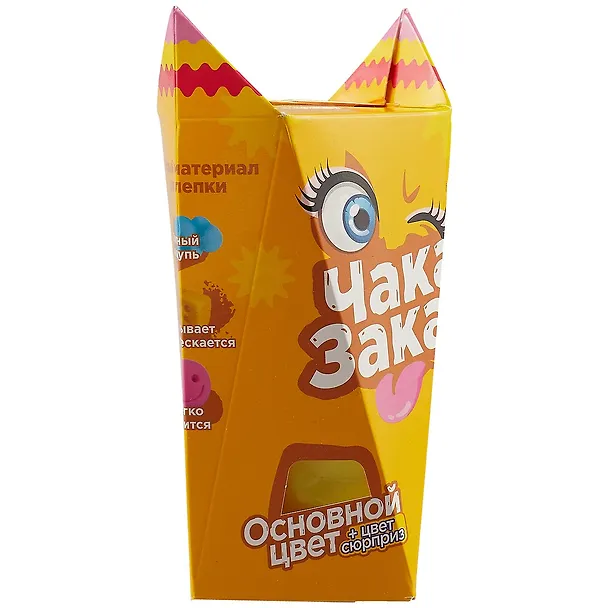 Пластилин Genio Kids, Чака Зака, легкий для детской лепки 35 г, желтый 2755273 — 2