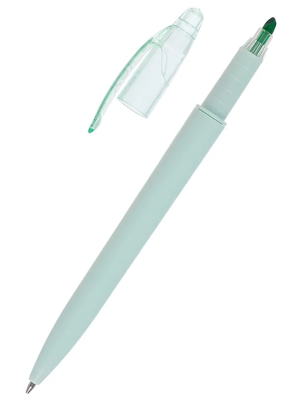 Ручки-текстовыделители 12шт шариковые синие "Pastel", ассорти, Yoi 3078487 — 11