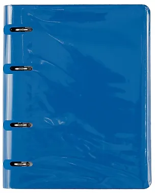 Тетрадь на кольцах в клетку Listoff, "Soft Touch. Космический синий", 120 листов 3007258