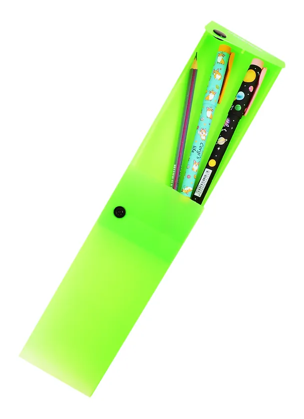 Пенал корпусный "Matt Neon", пластик, ассорти 258009 — 5