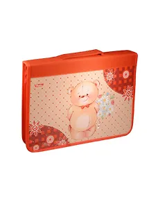 Папка для тетрадей А4 "Lovely bear" на молнии с трех сторон, с ручкой, Hatber