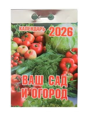 Календарь отрывной 2026г 77*114 "Ваш сад и огород" настенный 3109070
