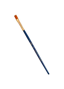 Кисть художественная Галерея, синтетика, плоская, короткая ручка №8, Гамма